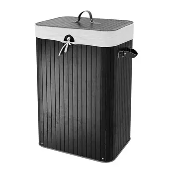 Корзина для белья WasserKraft Nuthe 400х595х300 мм 71,4 л коричневая (WB-910-L)