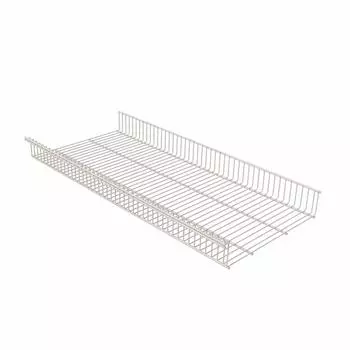 Корзина металлическая белая 603х440х85 мм Титан-GS