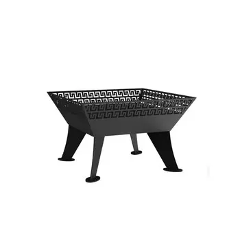 Чаша костровая Афины 620х620 мм плоское дно 4 ножки