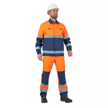 Костюм мужской сигнальный ГК Спецобъединение Брайт 52-54 рост 170-176 см оранжевый