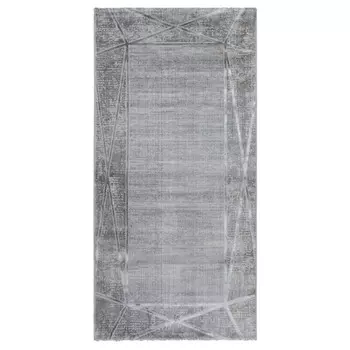 Ковер 0,8х1,5 м прямоугольный Nirvana серо-синий