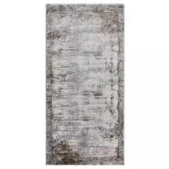 Ковер 0,8х1,5 м прямоугольный Nirvana коричнево-серый