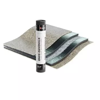 Ковер подкладочный для гибкой черепицы Docke Standard Sand светло-коричневый 15 кв.м