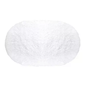 Коврик для ванной белый 100х60 см WasserKraft Dill (BM-3940)