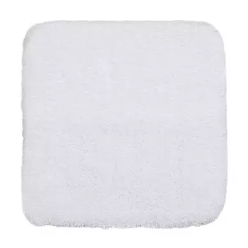 Коврик для ванной белый 57х55 см WasserKraft Kammel (BM-8345)