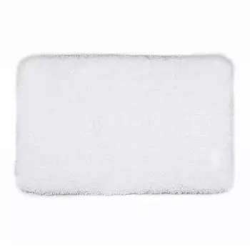 Коврик для ванной белый 90х57 см WasserKraft Kammel (BM-8315)