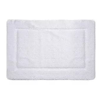 Коврик для ванной белый 90х60 см WasserKraft Lopau (BM-6018)
