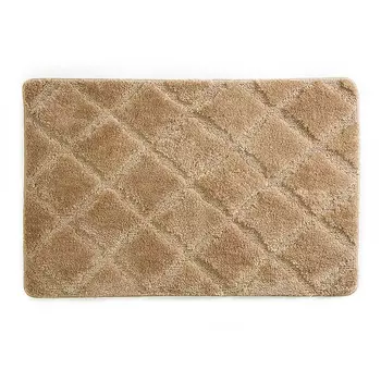 Коврик для ванной бежевый 90х60 см WasserKraft Lippe (BM-6514)