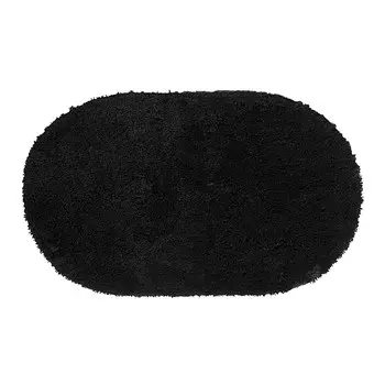 Коврик для ванной черный 100х60 см WasserKraft Dill (BM-3941)