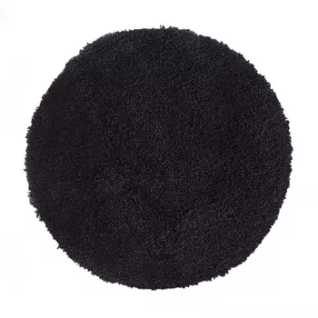 Коврик для ванной черный 60х60 см WasserKraft Dill (BM-3911)