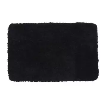 Коврик для ванной черный 90х57 см WasserKraft Kammel (BM-8316)