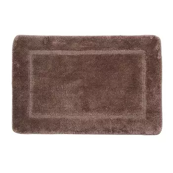 Коврик для ванной коричневый 90х60 см WasserKraft Lopau (BM-6015)