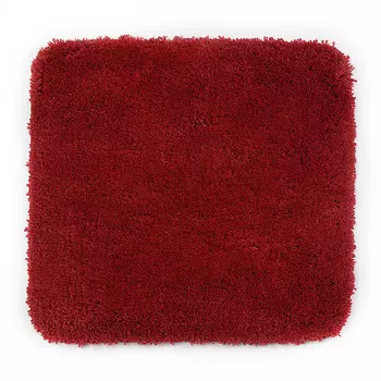 Коврик для ванной красный 57х55 см WasserKraft Kammel (BM-8337)