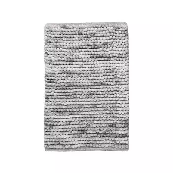 Коврик для ванной серо-белый 80х50 см Fora Soft Cotton (FOR-SC50-80GRA)