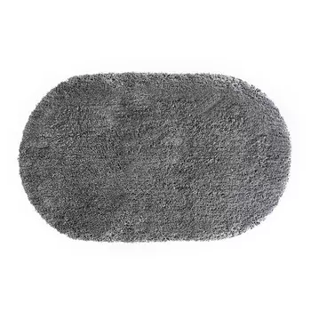 Коврик для ванной серый 100х60 см WasserKraft Dill (BM-3951)