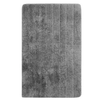 Коврик для ванной серый 100х60 см Zenfort Оникс (104324)