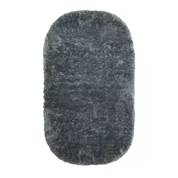 Коврик для ванной серый 100х60 см Zenfort Овал (104253)