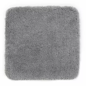 Коврик для ванной серый 57х55 см WasserKraft Kammel (BM-8342)