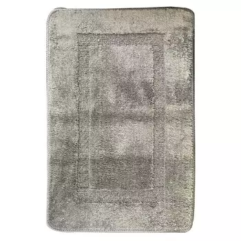 Коврик для ванной серый 75х45 см Delphinium Моно (103334)