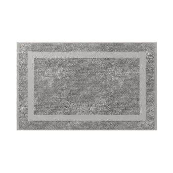 Коврик для ванной серый 80х50 см WasserKraft Neime (BM-1912)
