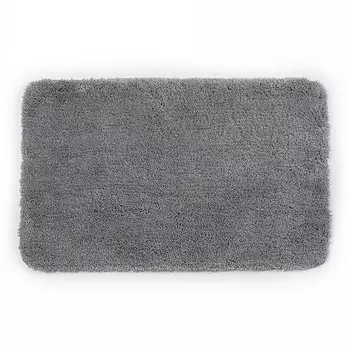 Коврик для ванной серый 90х57 см WasserKraft Kammel (BM-8312)