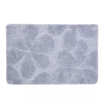 Коврик для ванной серый 90х60 см WasserKraft Diemel (BM-2211)