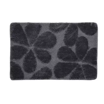 Коврик для ванной серый 90х60 см WasserKraft Diemel (BM-2212)