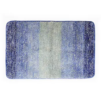 Коврик для ванной синий 90х60 см WasserKraft Lopau (BM-1125)