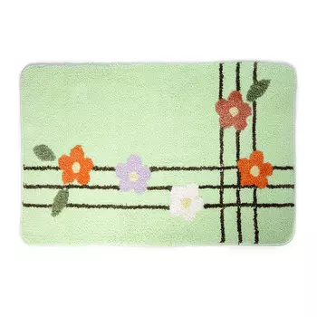 Коврик для ванной зеленый 90х60 см WasserKraft Lippe (BM-6505)