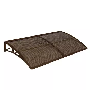 Козырек ВПМ 990х2200 мм коричневый сотовый