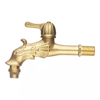 Кран садовый 1/4 Boutte Дракон латунный (158010)