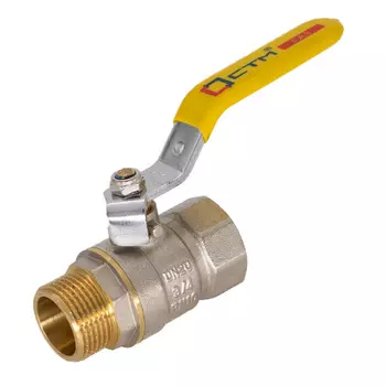 Кран шаровой газовый СТМ Газ (CGFMH112) 1 1/2 ВР(г) х 1 1/2 НР(ш) ручка