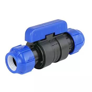 Кран шаровой ПНД Valfex компрессионный 32х32 мм