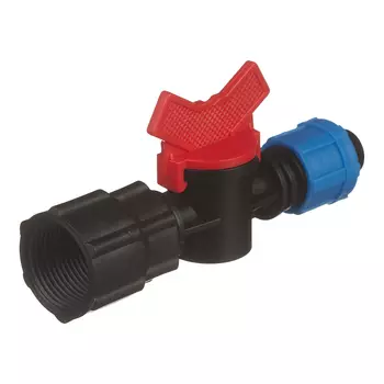 Кран запорный 3/4 для капельной трубки 16 мм Профитт (9270858)