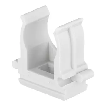 Крепеж-клипса для труб 16 мм Greenel серая (100 шт.) (GE50140)