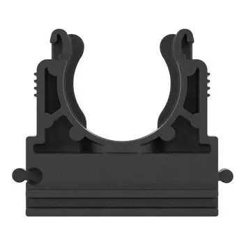 Крепеж-клипса для труб 17 мм DKC черная (20 шт.) (PAS17N)