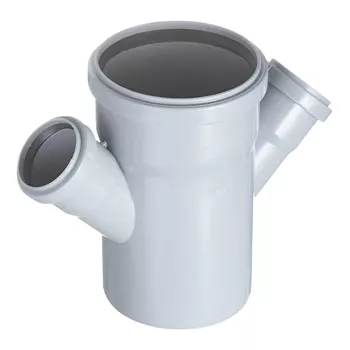 Крестовина Valfex d110х50х50 мм 45° пластиковая для внутренней канализации