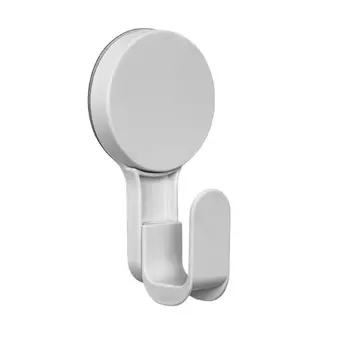 Крючок для ванной Доляна Witlen одинарный самоклеящийся пластик белый (10130828)