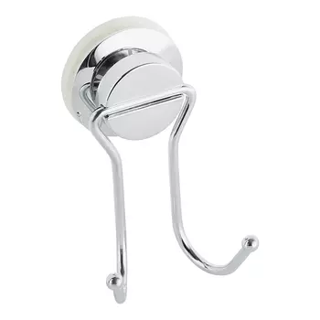 Крючок для ванной Fora Atlant двойной на присоске металл хром (A053/9820)