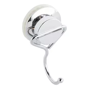 Крючок для ванной Fora Atlant одинарный на присоске металл хром (A028/9721)