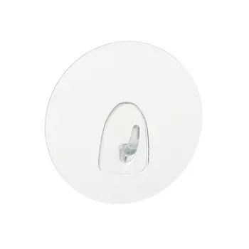 Крючок для ванной Kleber Home одинарный самоклеящийся пластик прозрачный (kle-hm025/8809)