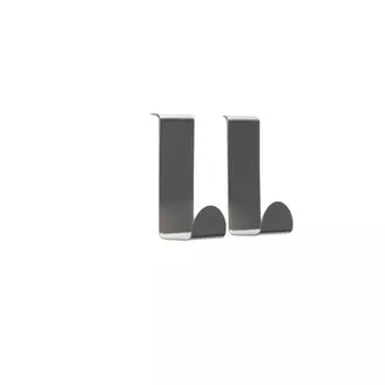 Крючок для ванной Savanna Минимализм одинарный на дверь металл хром (2 шт.) (1035630)