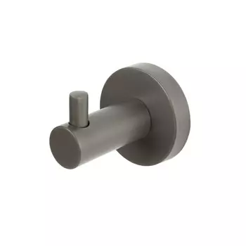Крючок для ванной Zenfort 21588 одинарный на шуруп металл графит (102081)