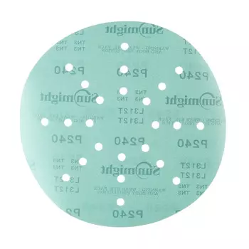 Диск шлифовальный Sunmight Film L312T d225 мм P240 на липучку пленочная основа (50 шт.) (53512)