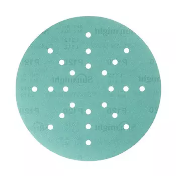 Диск шлифовальный Sunmight Film L312T d225 мм P120 на липучку пленочная основа (5 шт.) (53508R)