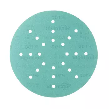 Диск шлифовальный Sunmight Film L312T d225 мм P100 на липучку пленочная основа (5 шт.) (53507R)