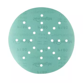 Диск шлифовальный Sunmight Film L312T d225 мм P180 на липучку пленочная основа (5 шт.) (53510R)