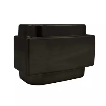 Крышка декоративная SR Rubinetterie Free Style 50 мм для радиатора черная матовая (0713-0000V00S)