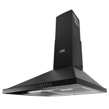 Кухонная вытяжка купольная Gfgril 60 см черная (GF-HD100PB)