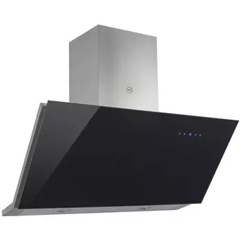 Кухонная вытяжка наклонная MBS Abelia 190 Glass 90 см черная